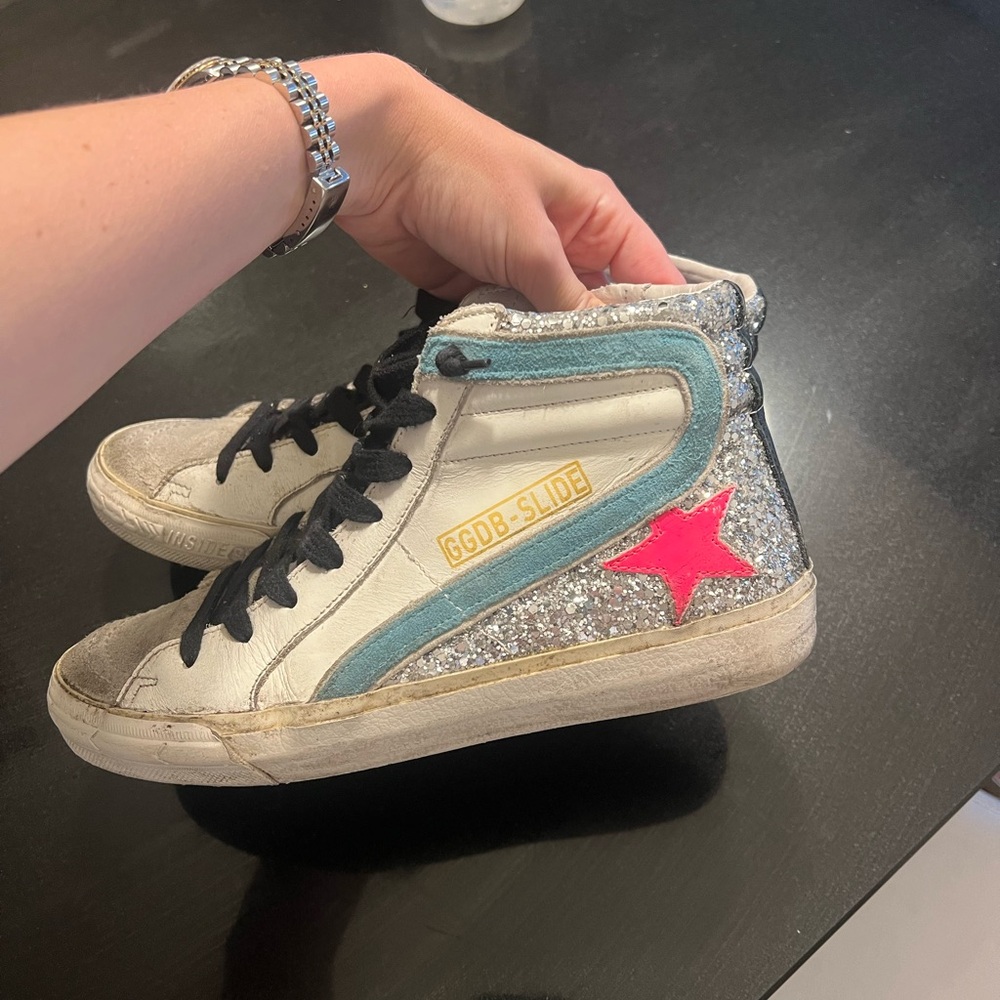Golden Goose Slide High Top Sneakers
